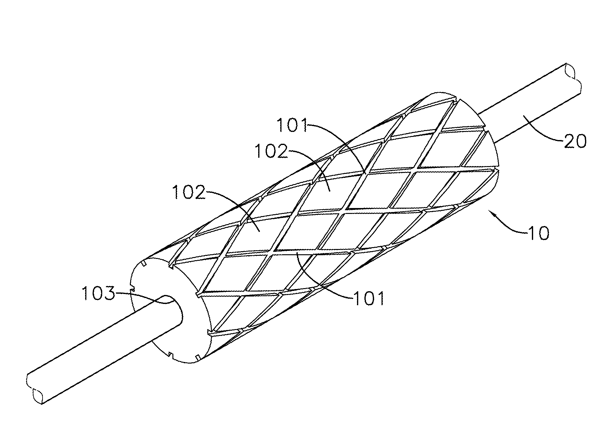 Roller structure of a business machine