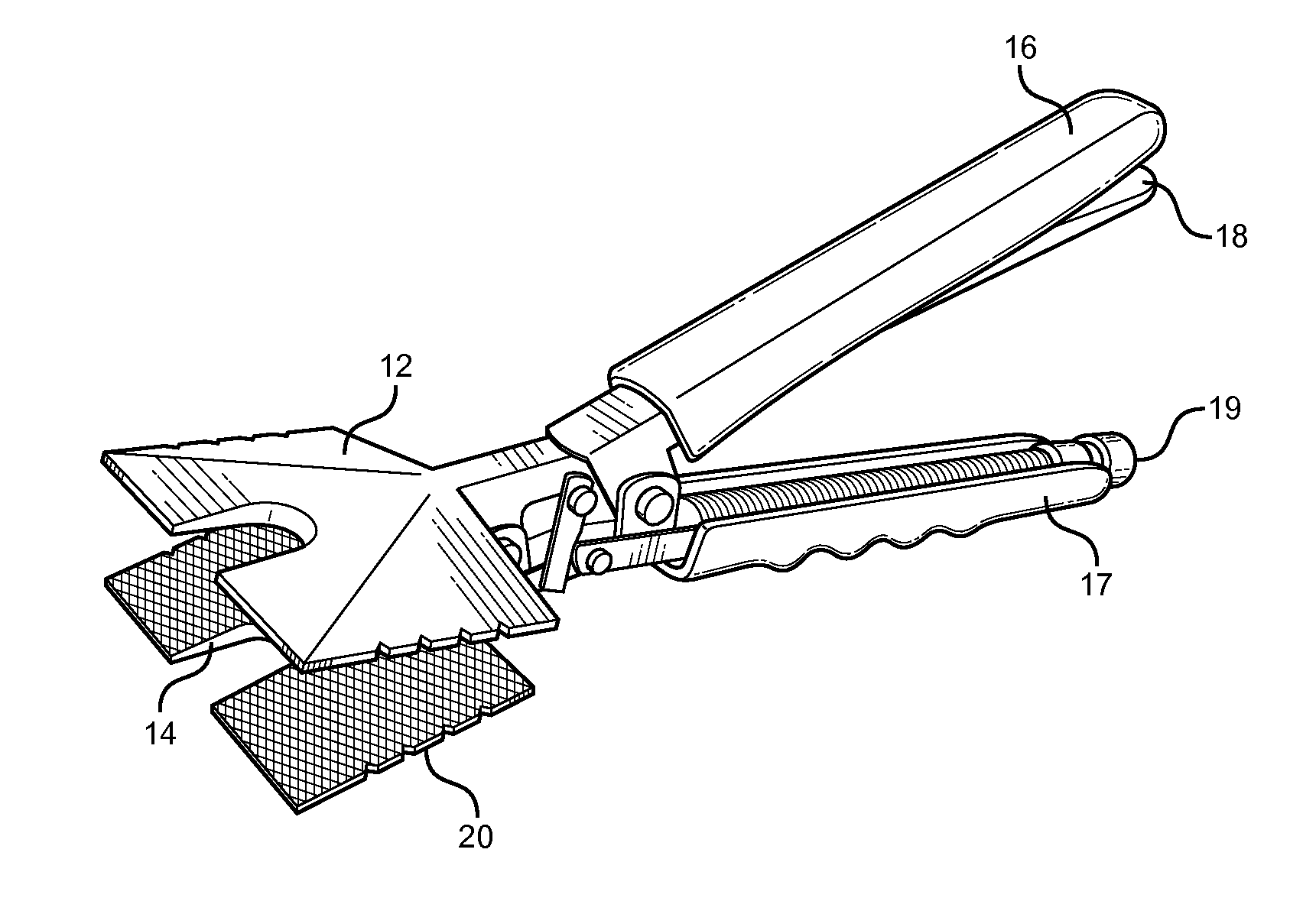 Locking strap holder-seamer