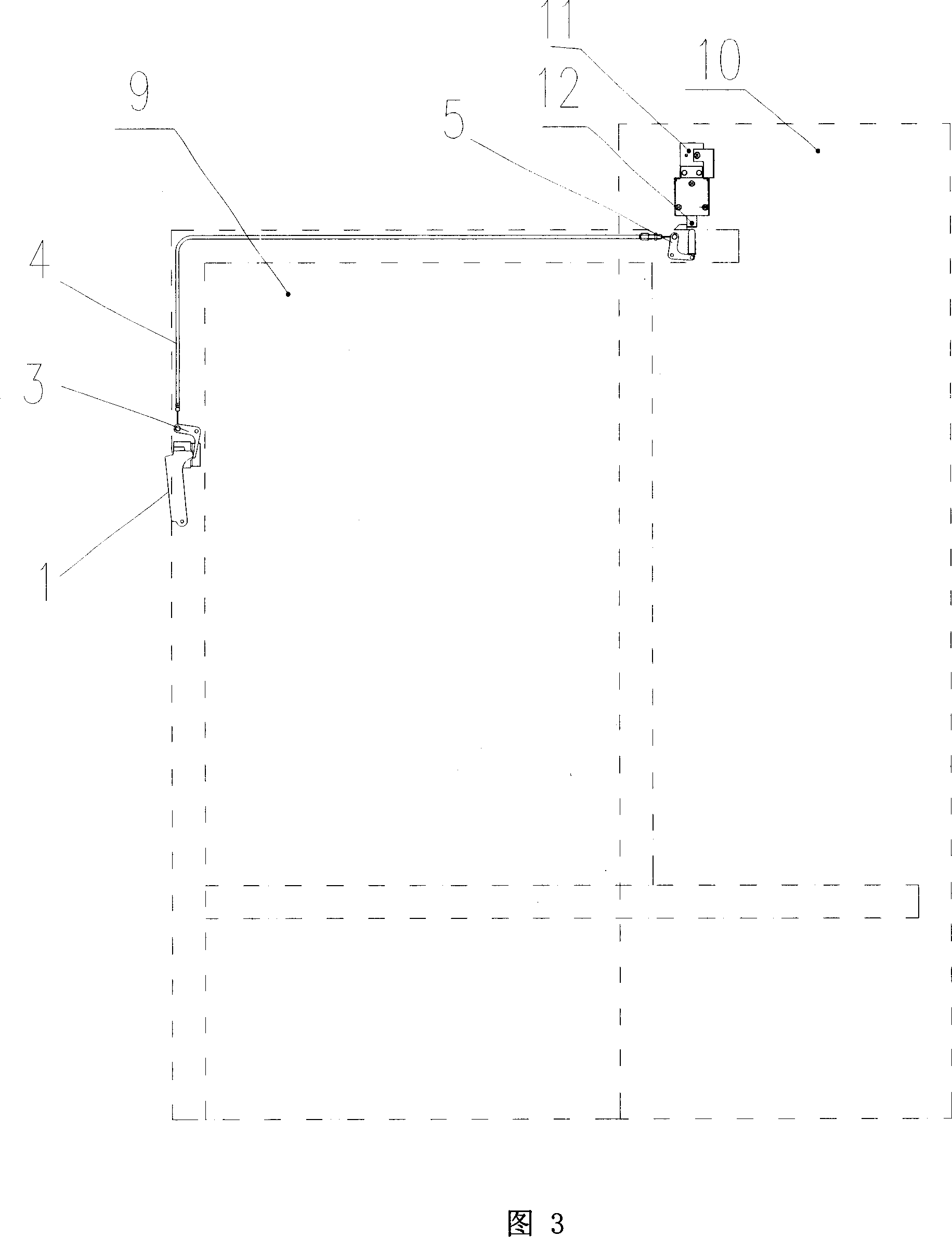 Hand-operating unlocking mechanism for sliding door