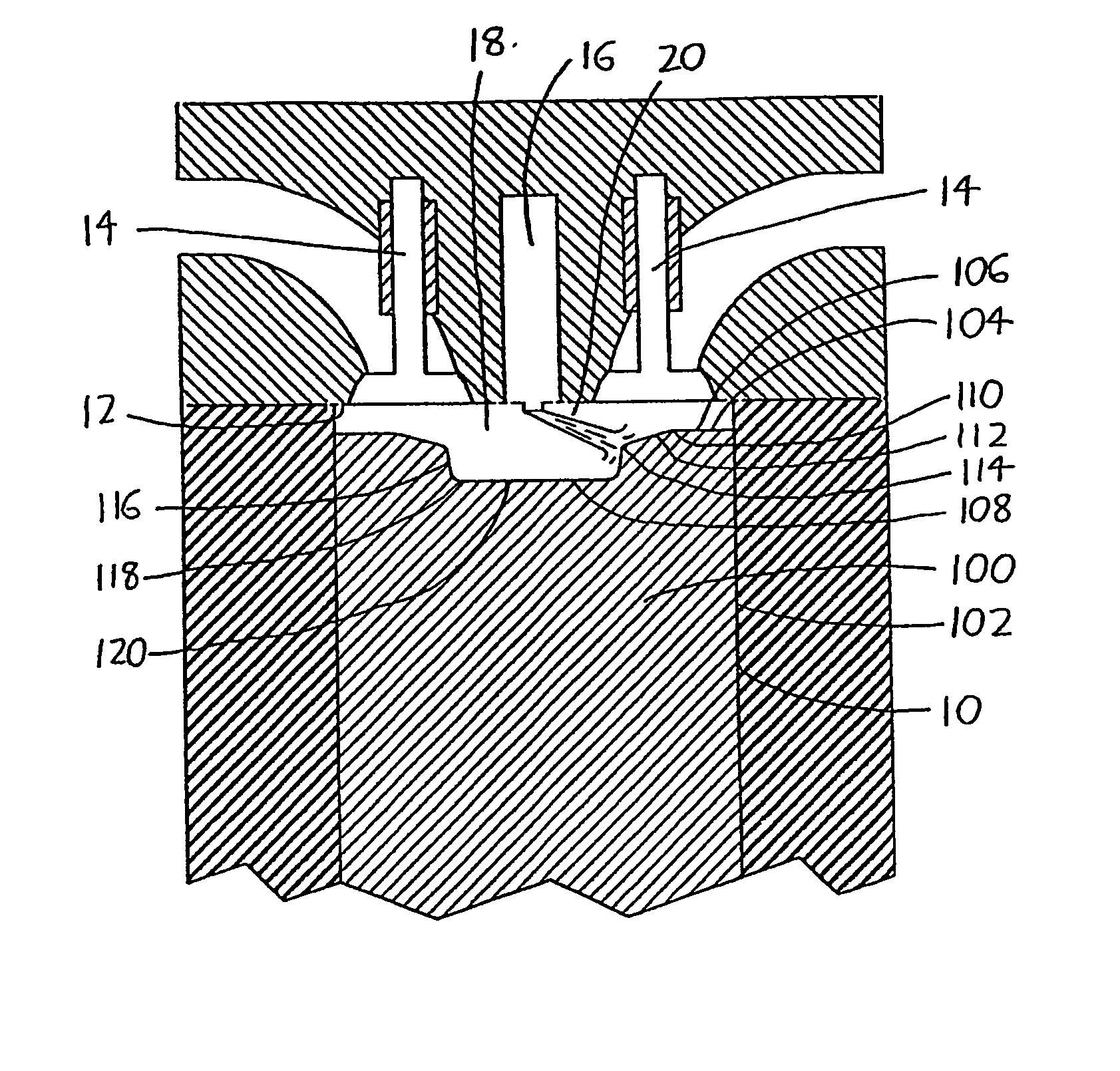 Piston/combustion chamber configurations for enhanced ci engine performace