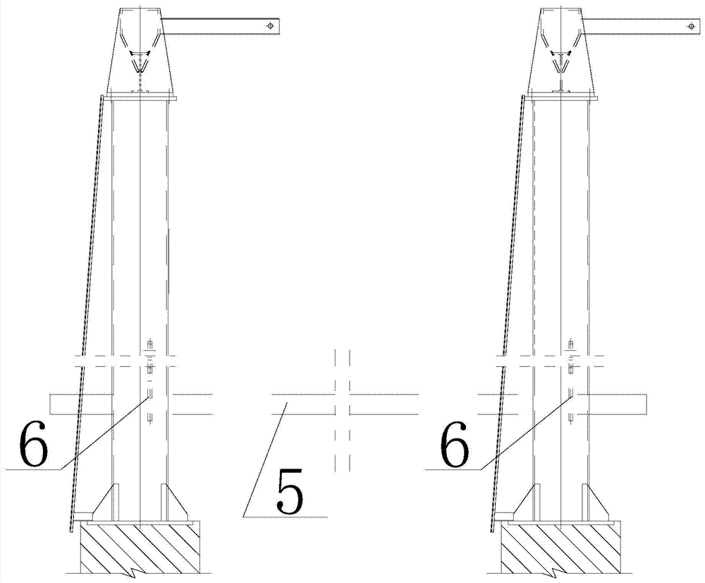 Online weighing device for steel billets