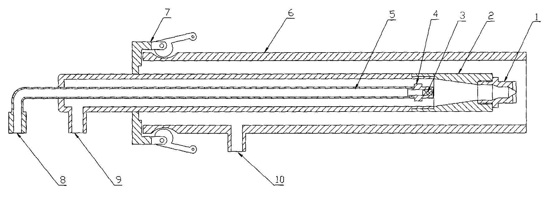 Double-atomization spray gun for SNCR (selective non-catalytic reduction) denitration system