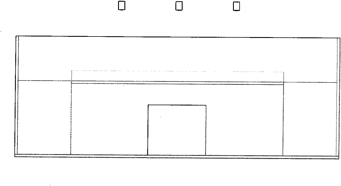 Lifting type downward projection play control method