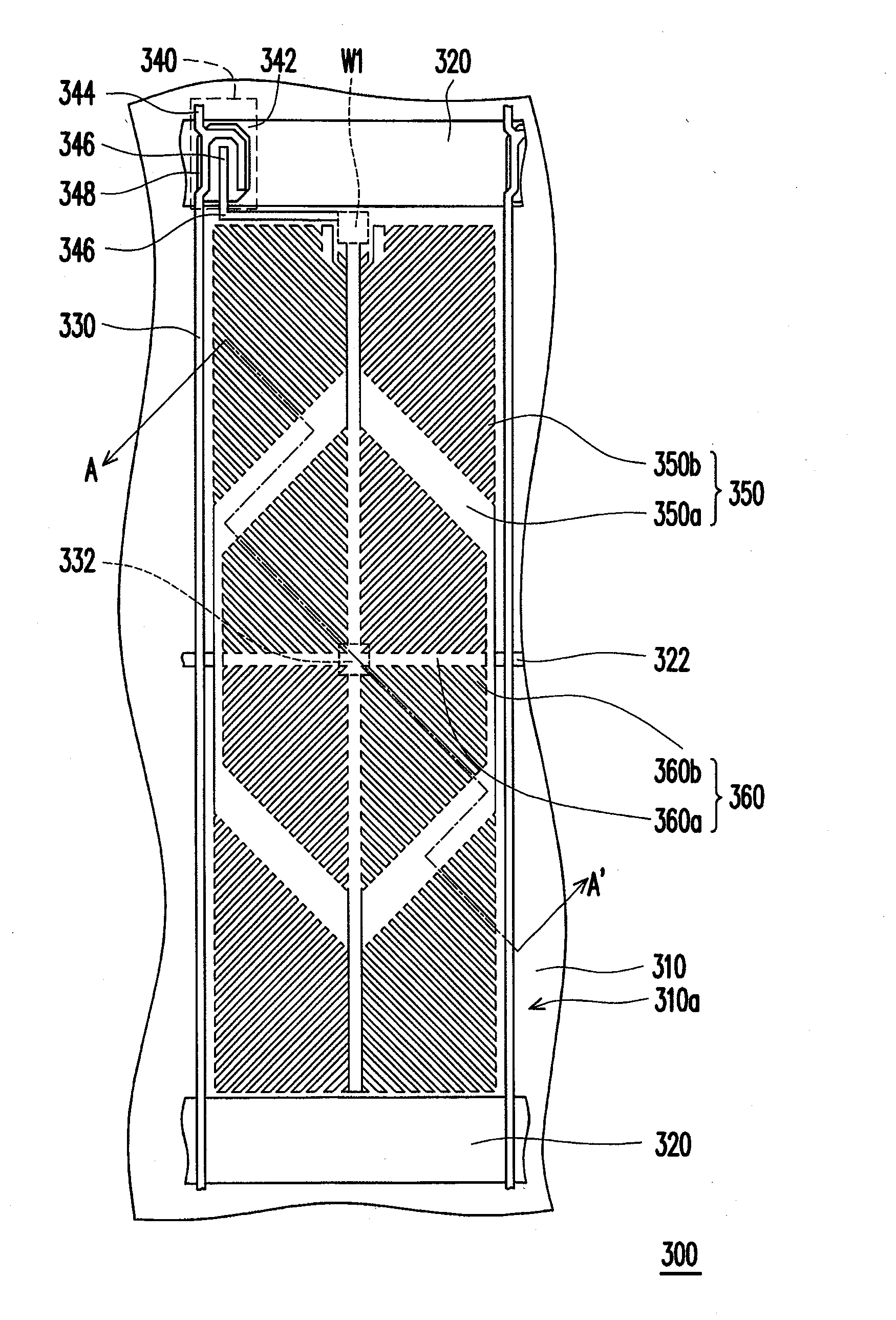 Substrate with multi-domain vertical alignment pixel structure and fabricating method thereof, liquid crystal display panel and liquid crystal display