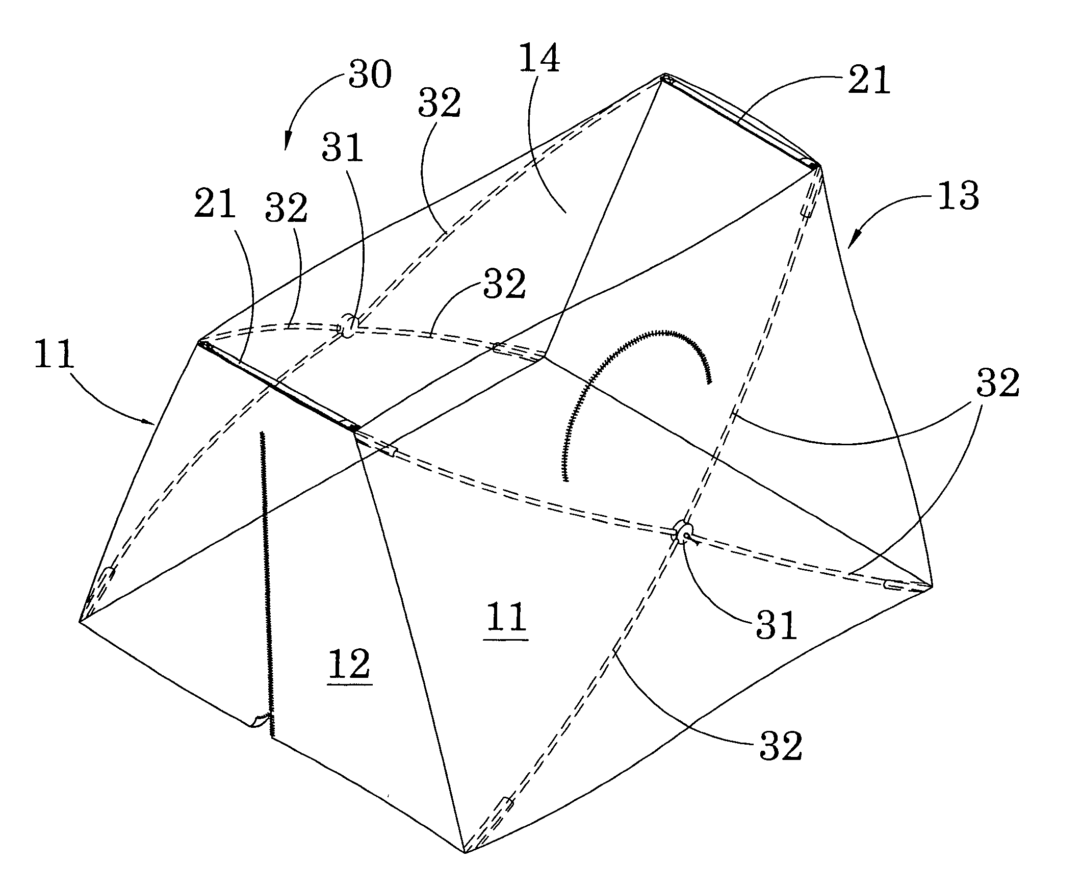 Collapsible hunting blind