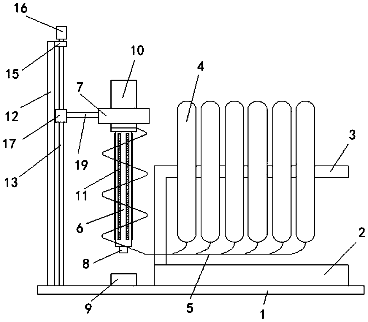 Efficient throwing type life saving apparatus