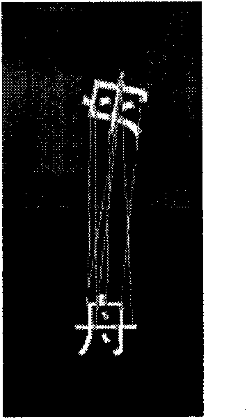 Character recognition method based on SIFT feature and gray scale difference value histogram feature