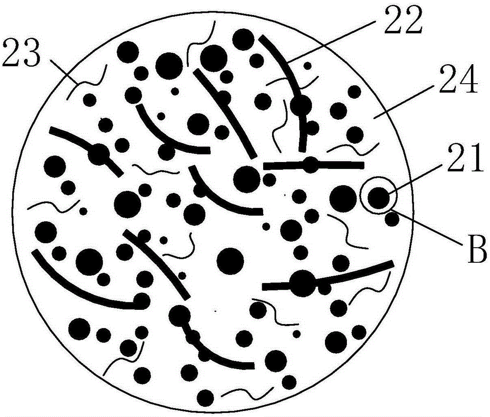 Microcapsule self-fire prevention tunnel concrete lining