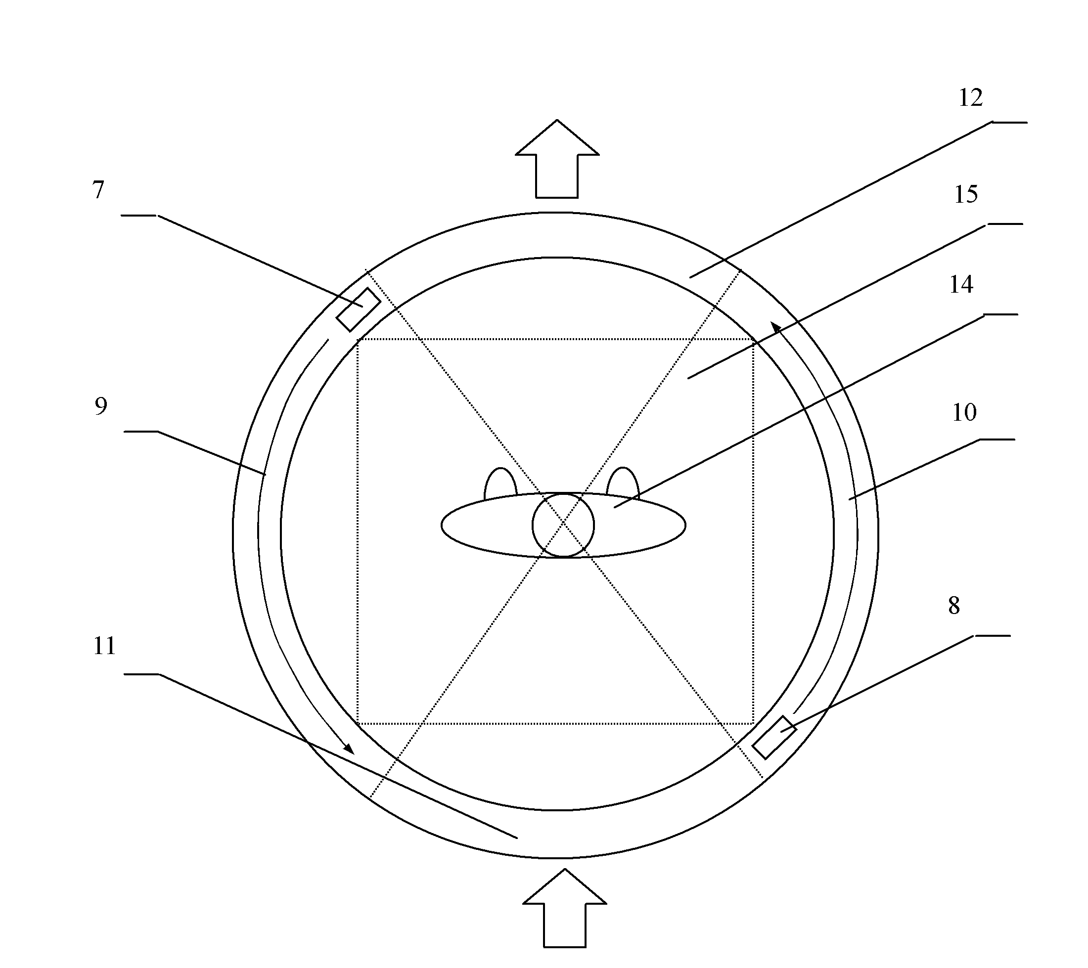 Human body security inspection system used for millimeter wave active three-dimensional holographic imaging