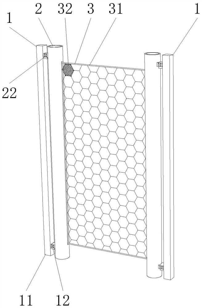 Cat-raising window sealing net easy to disassemble