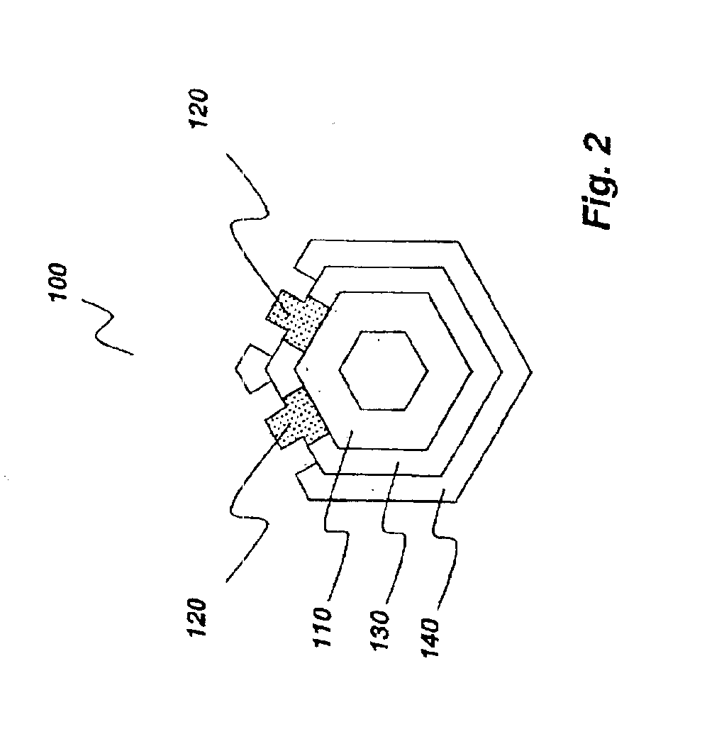 Polygonal fuel cell apparatus and method of making