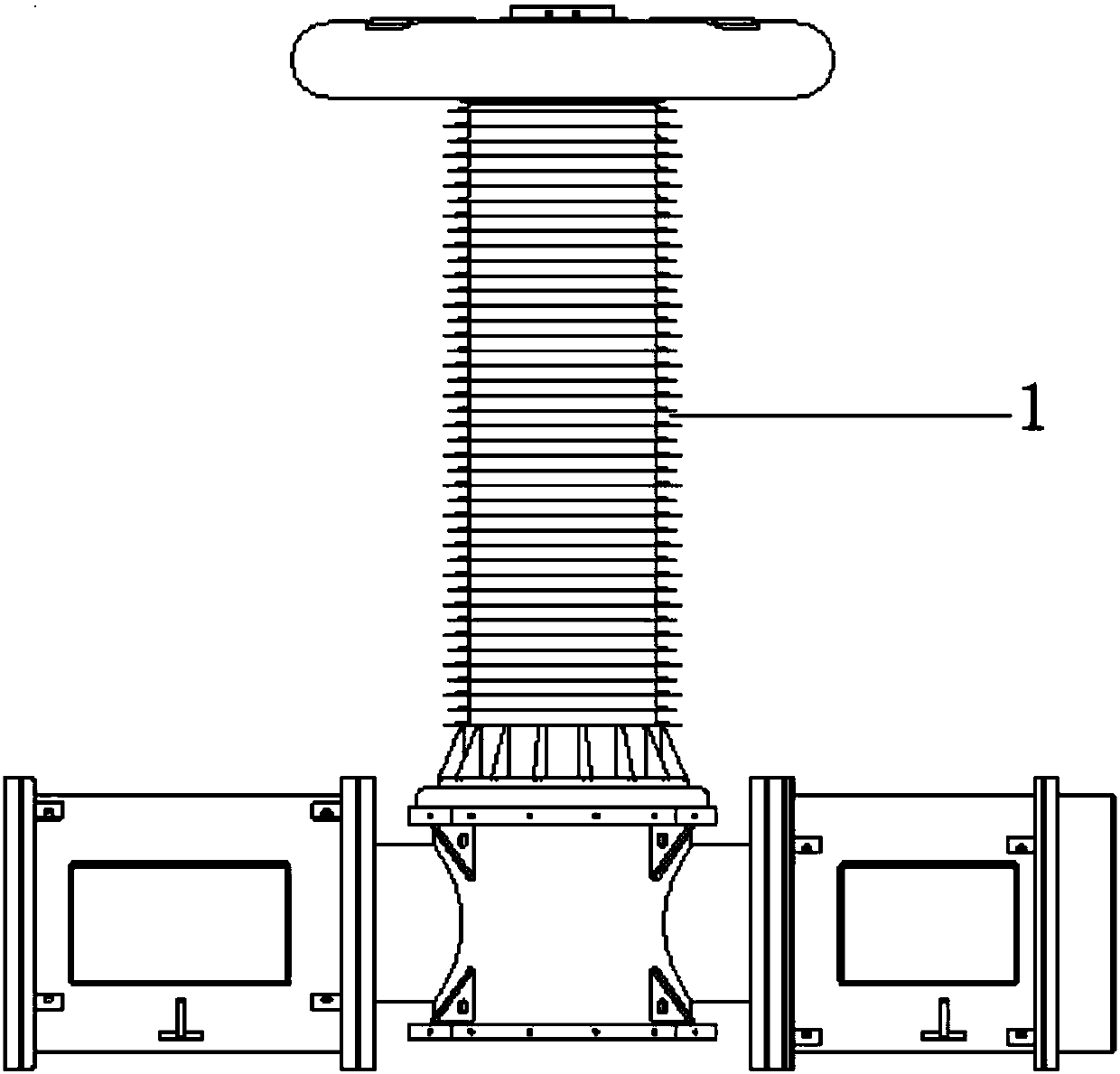 An anti-jamming 1000kv UHV voltage transformer vehicle-mounted calibration platform and its calibration method