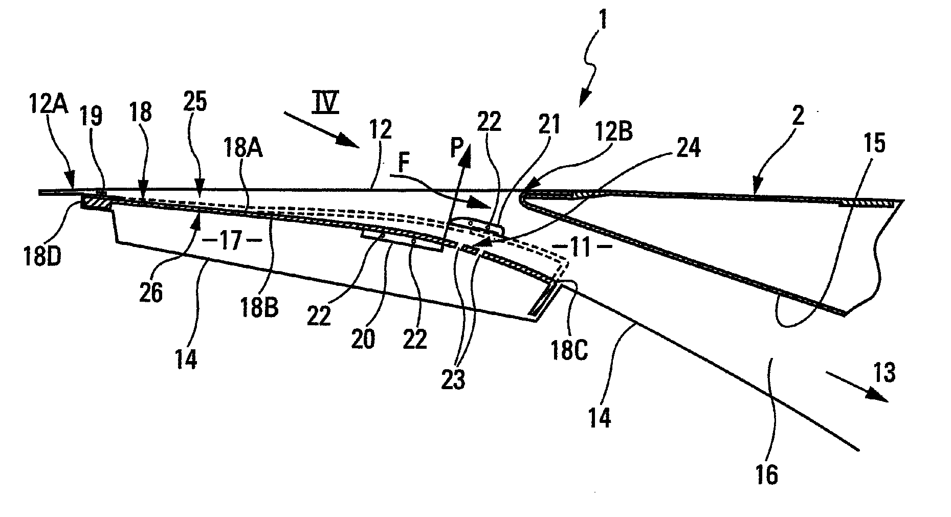 Air intake arrangement for an aircraft