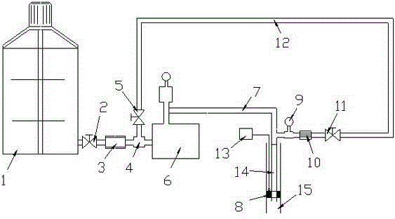 Mine grouting technology and device with slurry stopping in hole