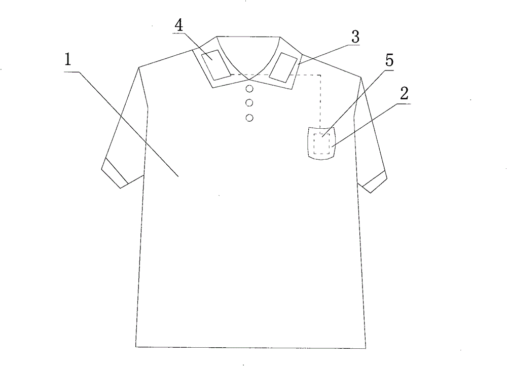 Garment with massage function made of raised knitted fabric