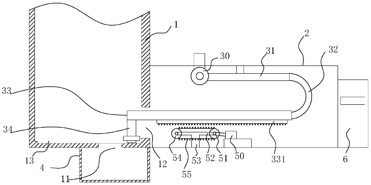 Incinerator automatic slag removal device used for preparing 3-aminopropanol