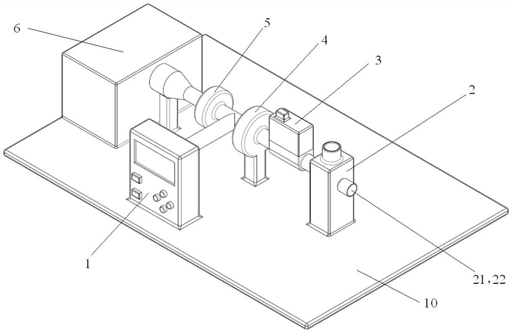 Suction resistance detection method and device based on mass flow method