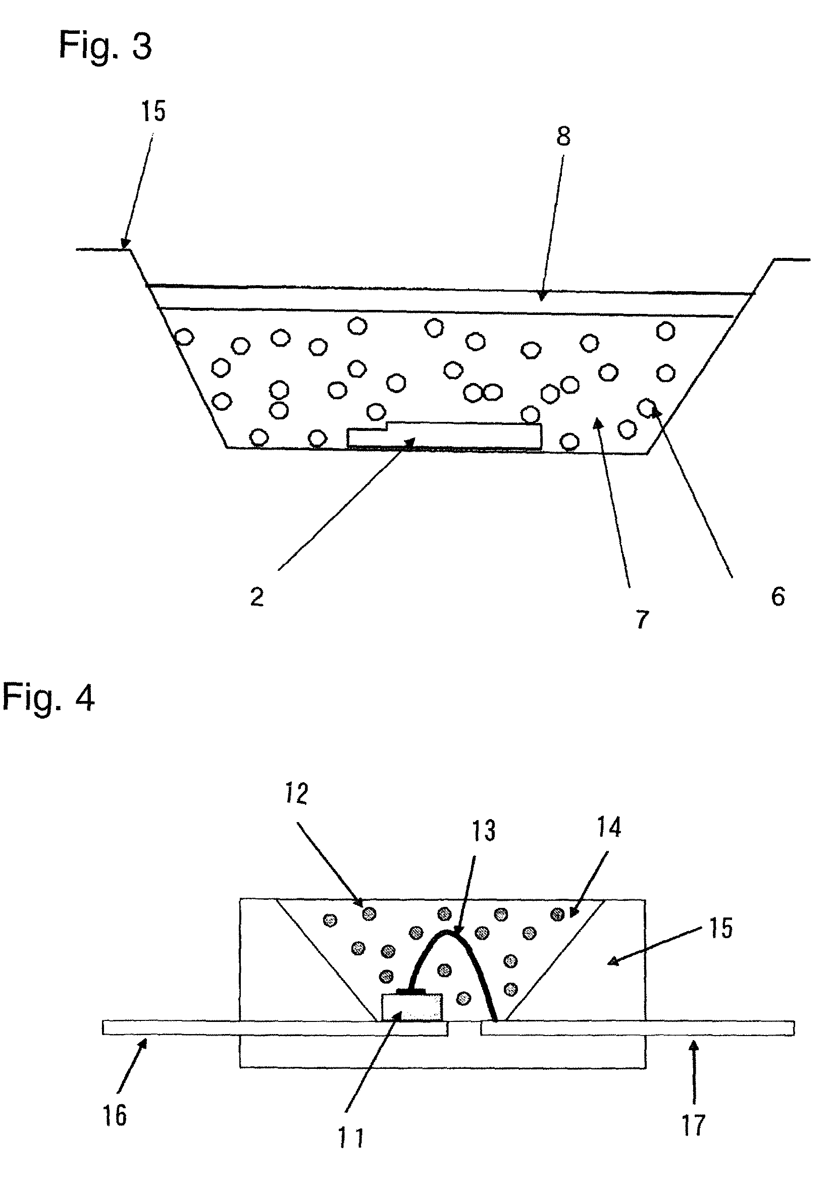 Fluorescent substance and process for producing the same, and luminescent element using the same