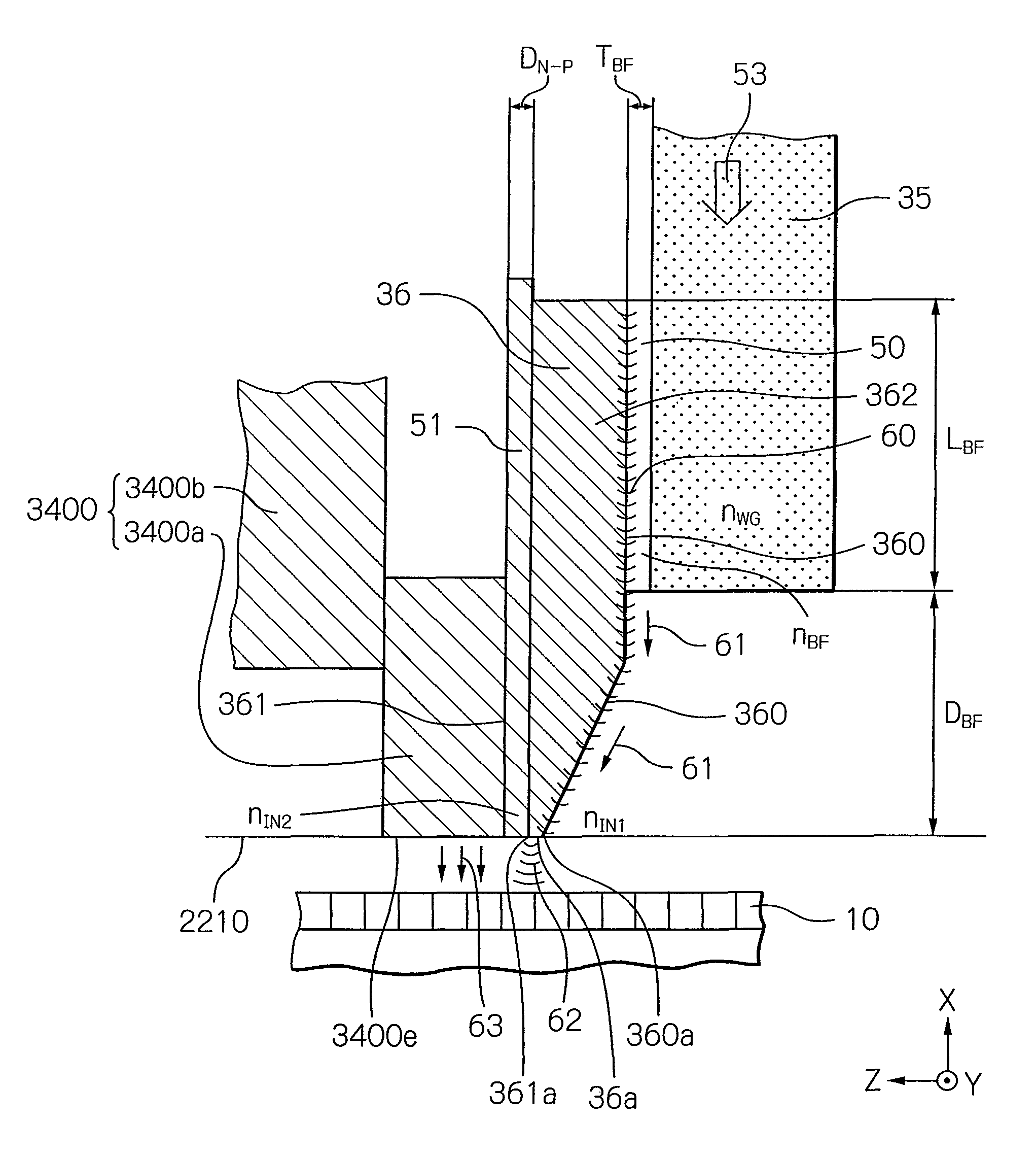 Near-field light generating element utilizing surface plasmon