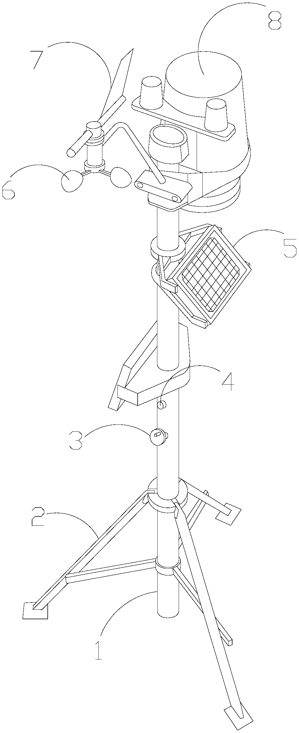 Agricultural environment information collection controller