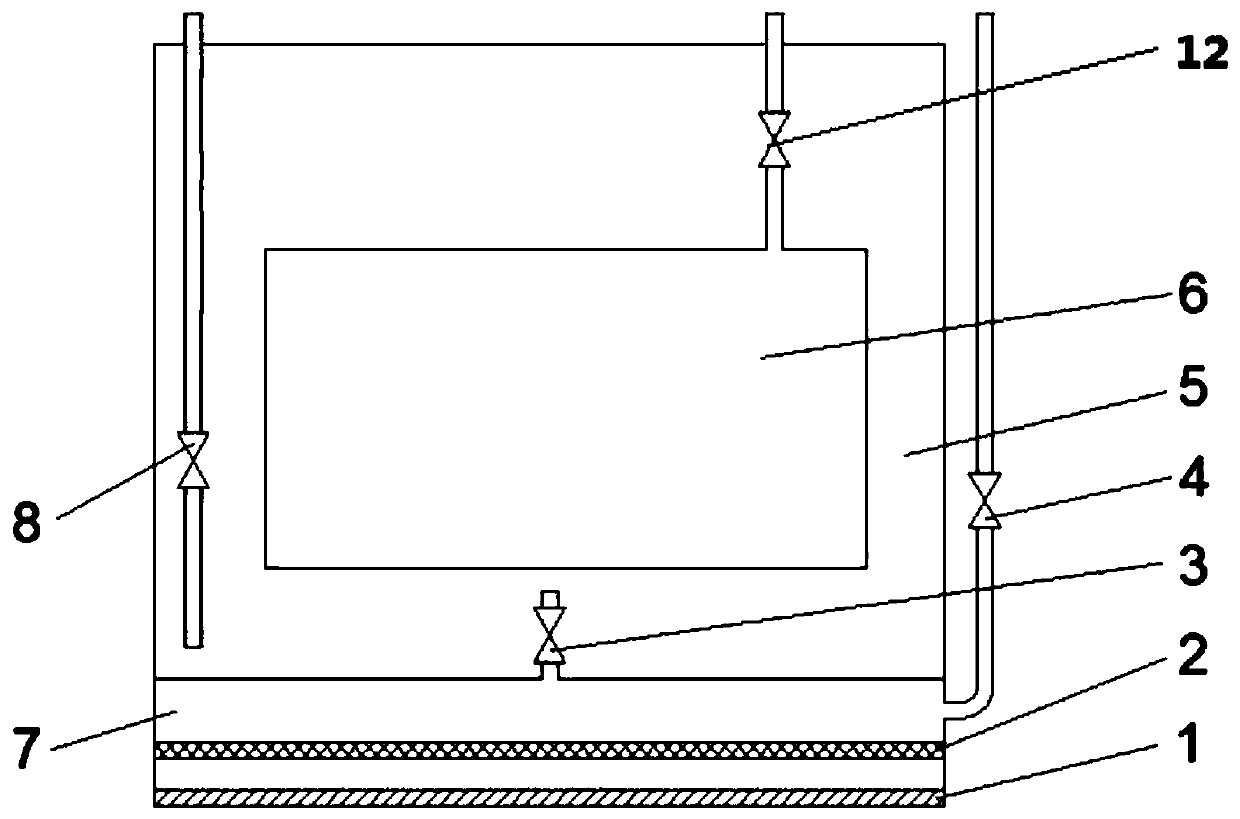 Membrane component tank with dielectrophoresis pre-filtration structure