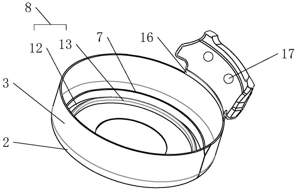 Bottle cap used for sealing wine bottle and convenient to open