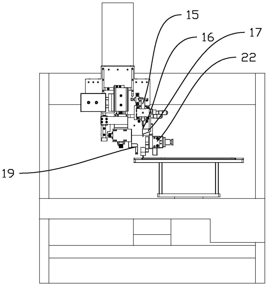 Optical fiber automatic tube penetrating machine