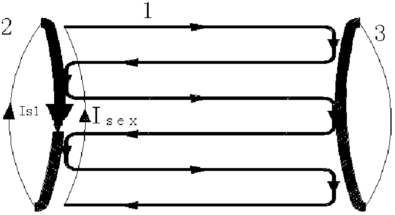 Superconducting hybrid magnet device for generating minimum B magnetic field