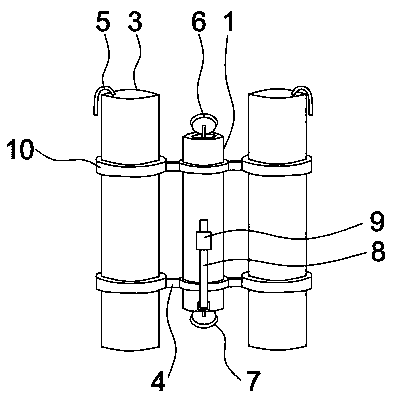 A single-person adjustable vertical water harvesting method