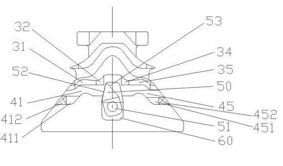 Middle cam of computerized flat knitting machine