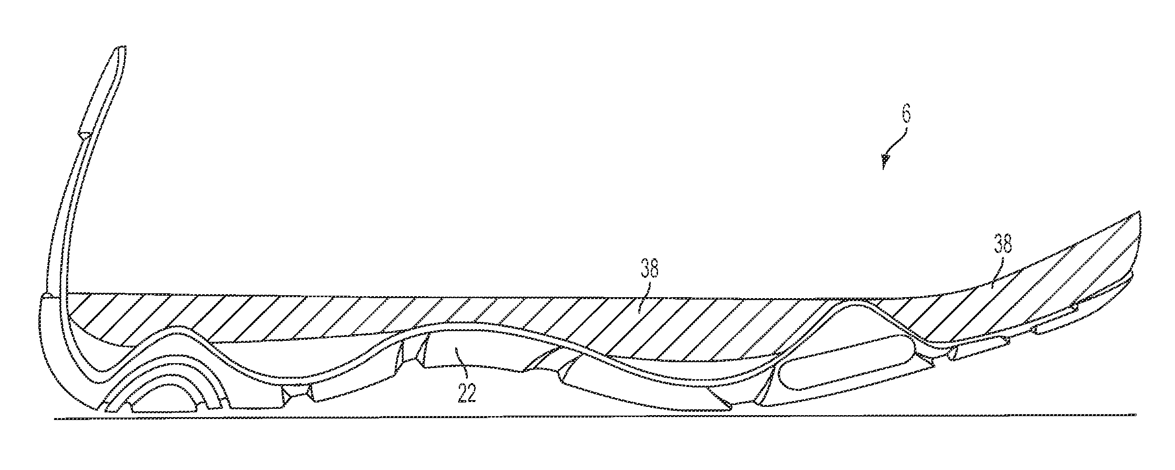 Shoes, devices for shoes, and methods of using shoes