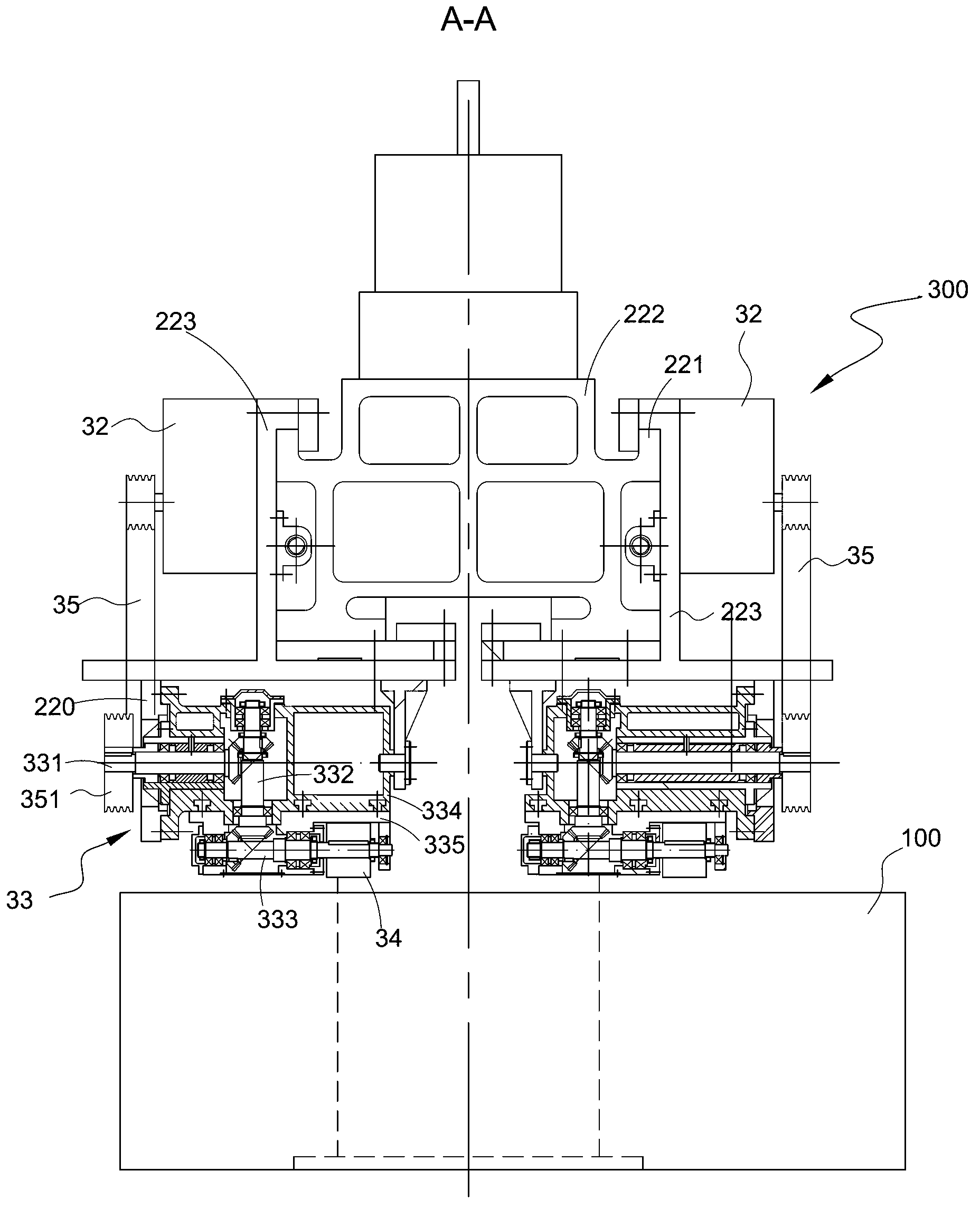 Milling machine table