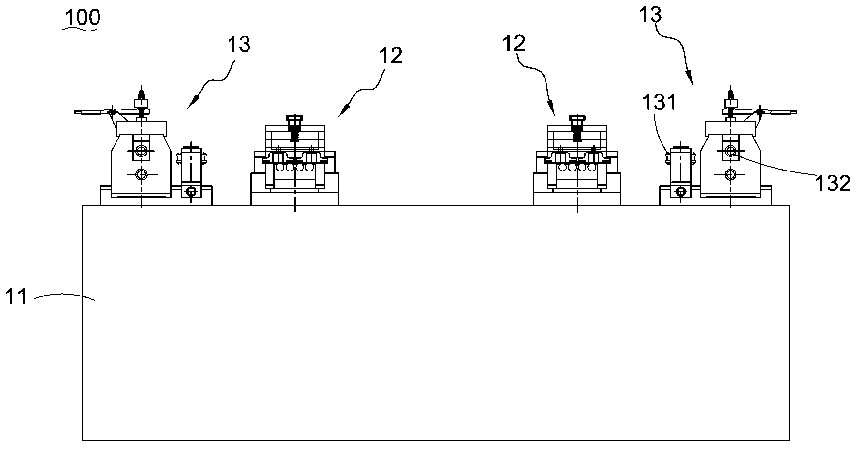 Milling machine table