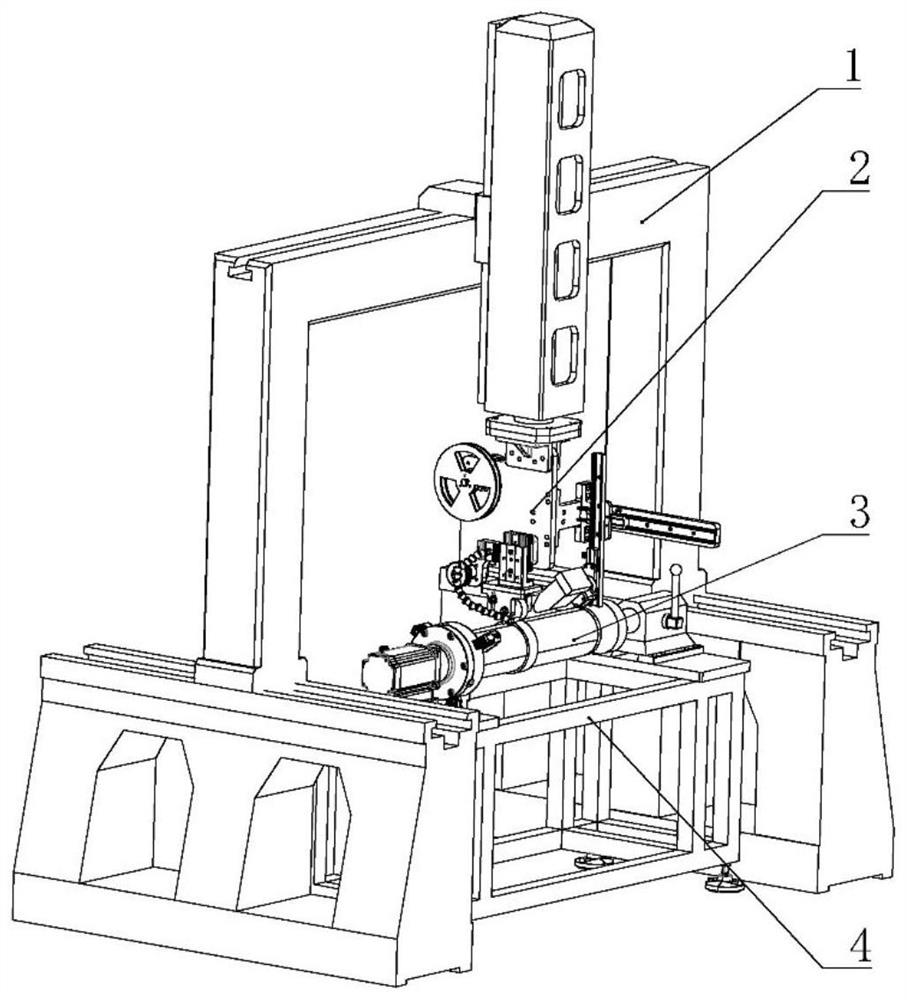 Closed-loop temperature control variable-position heat source continuous fiber composite material forming equipment