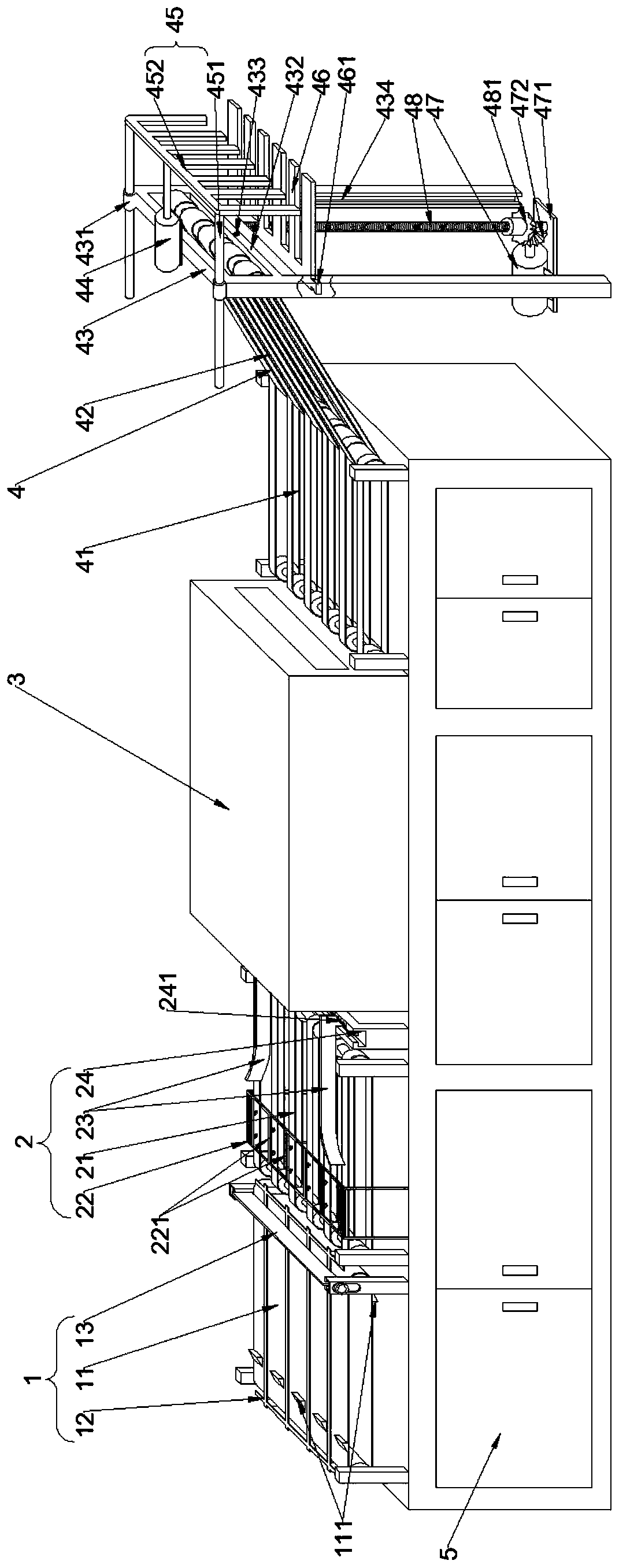 Automatic feeding and discharging die cutting machine