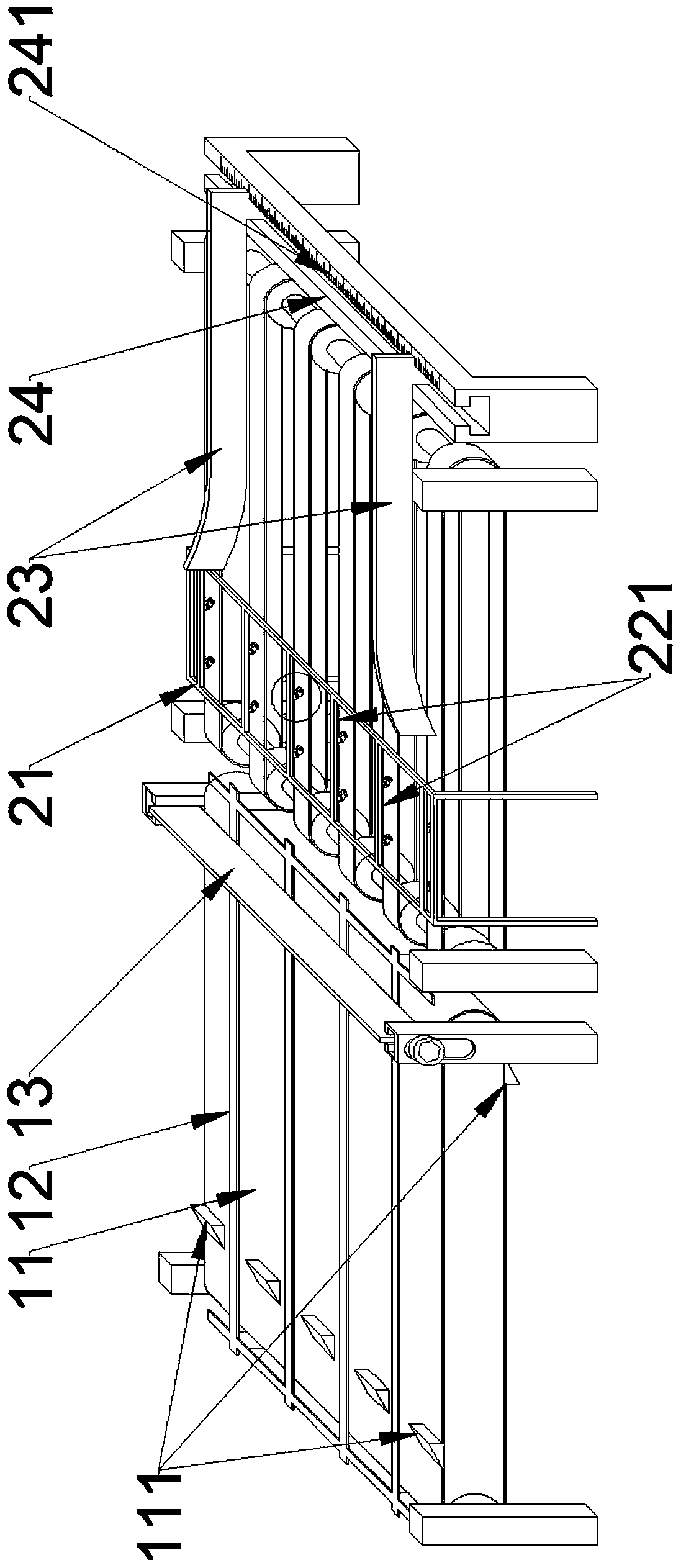 Automatic feeding and discharging die cutting machine