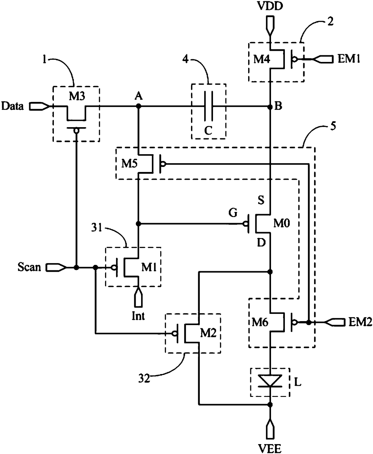 A pixel circuit, its driving method and related device