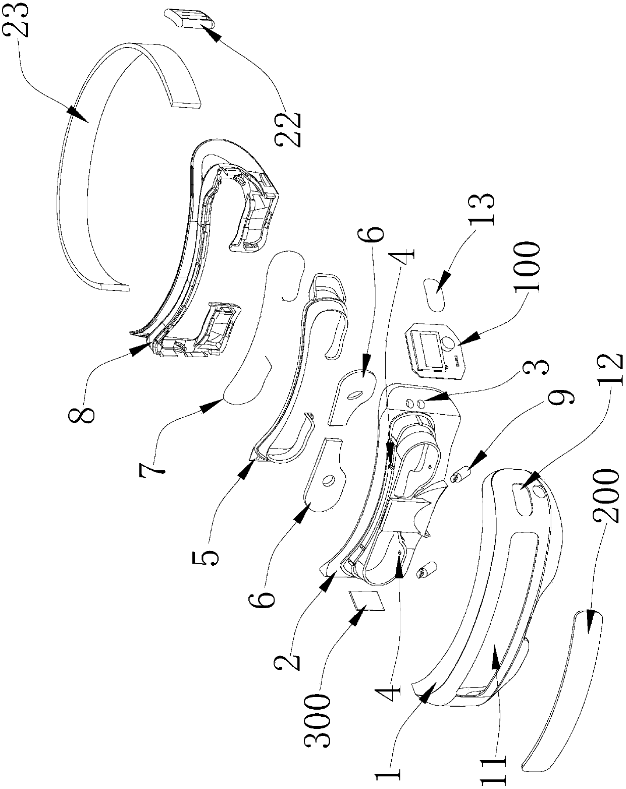 A kind of multifunctional comprehensive glasses for preventing myopia-beauty-enhancing memory-massage