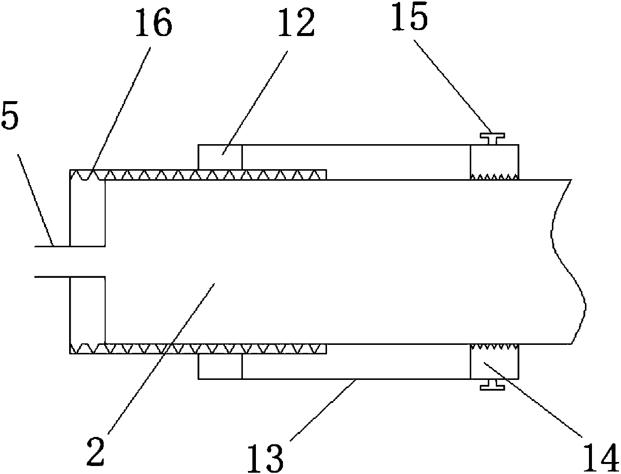 Gas exhaust tube noise reduction device for motorcycle