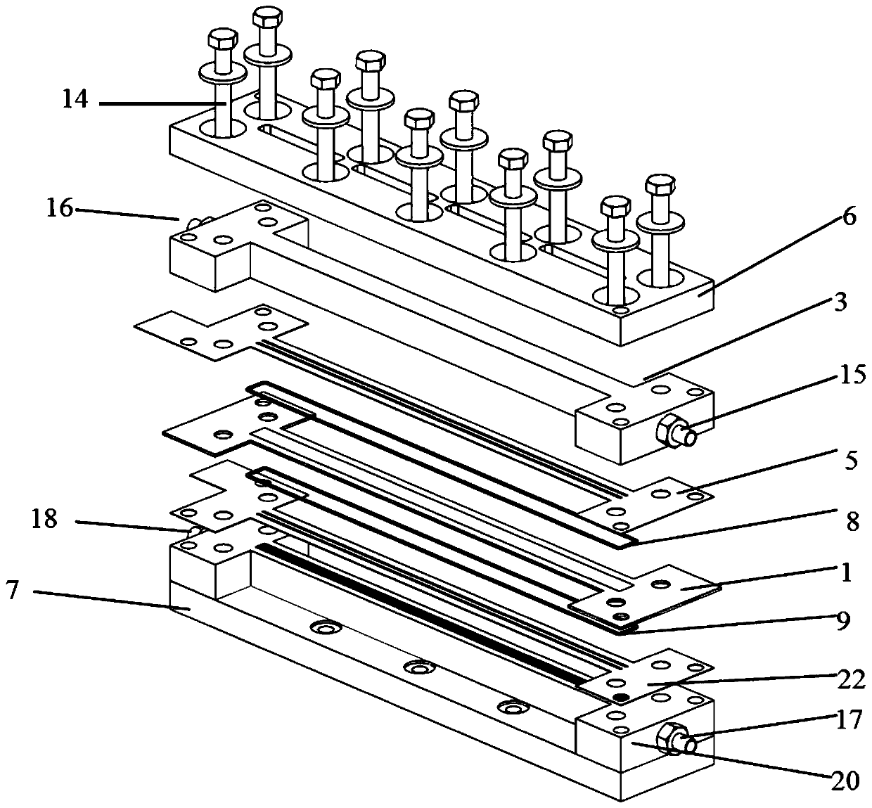 Visualized fuel cell device