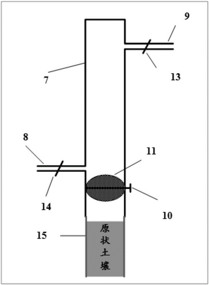 System and method for feeding &lt;13&gt;CO2 to in-situ soil