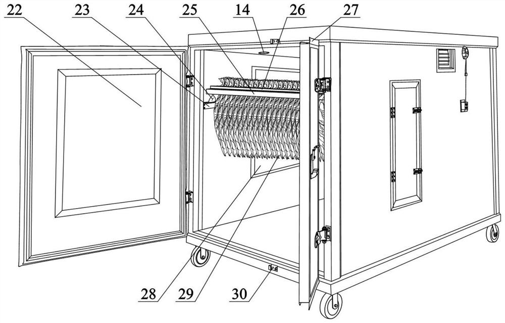 Automatic tobacco leaf baking oven suitable for flue-cured tobacco varieties and modulation tests