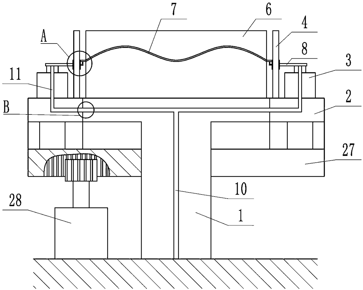 Detection device convenient for handling gloves