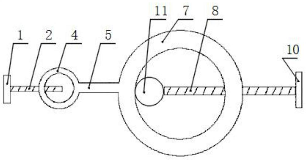 A special bracket suitable for material detection of shaft pins in substations