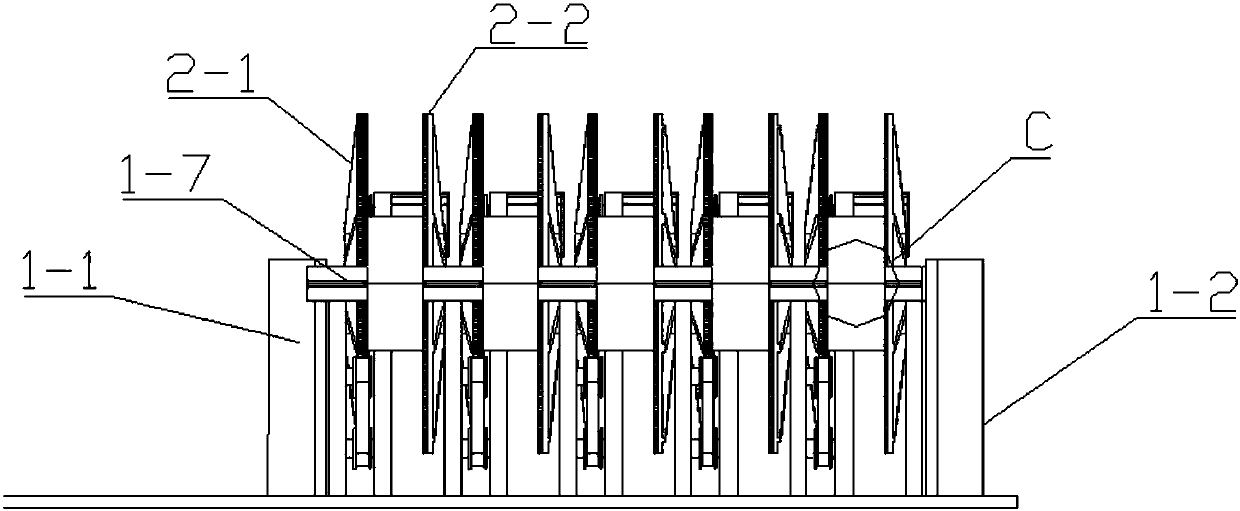 Turnplate type card storage device