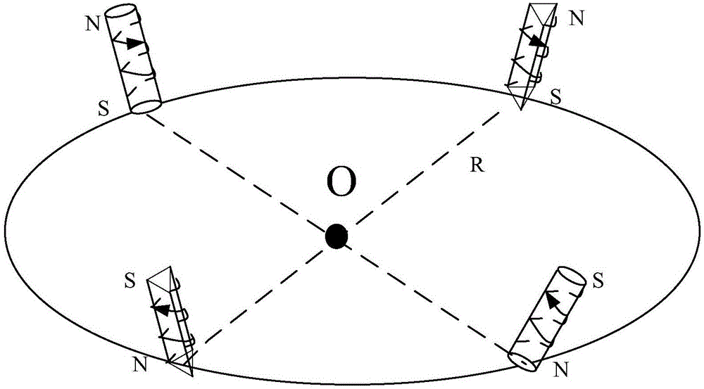 Electromagnetic ultrasonic detection system based on electromechanical hybrid frequency-modulation energy-gathered irradiation and method