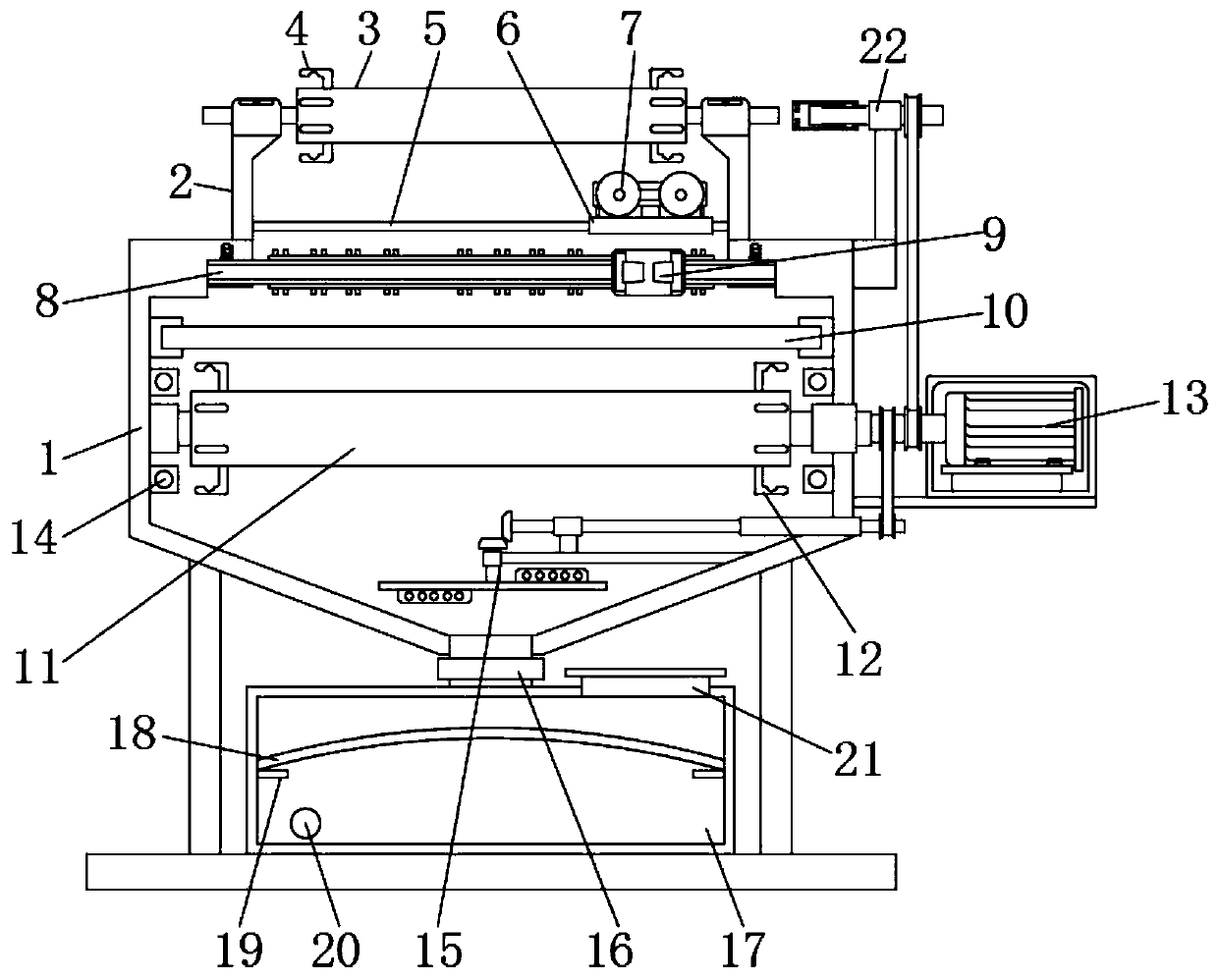 Environment-friendly felt dyeing device and technology with dye recycling structure