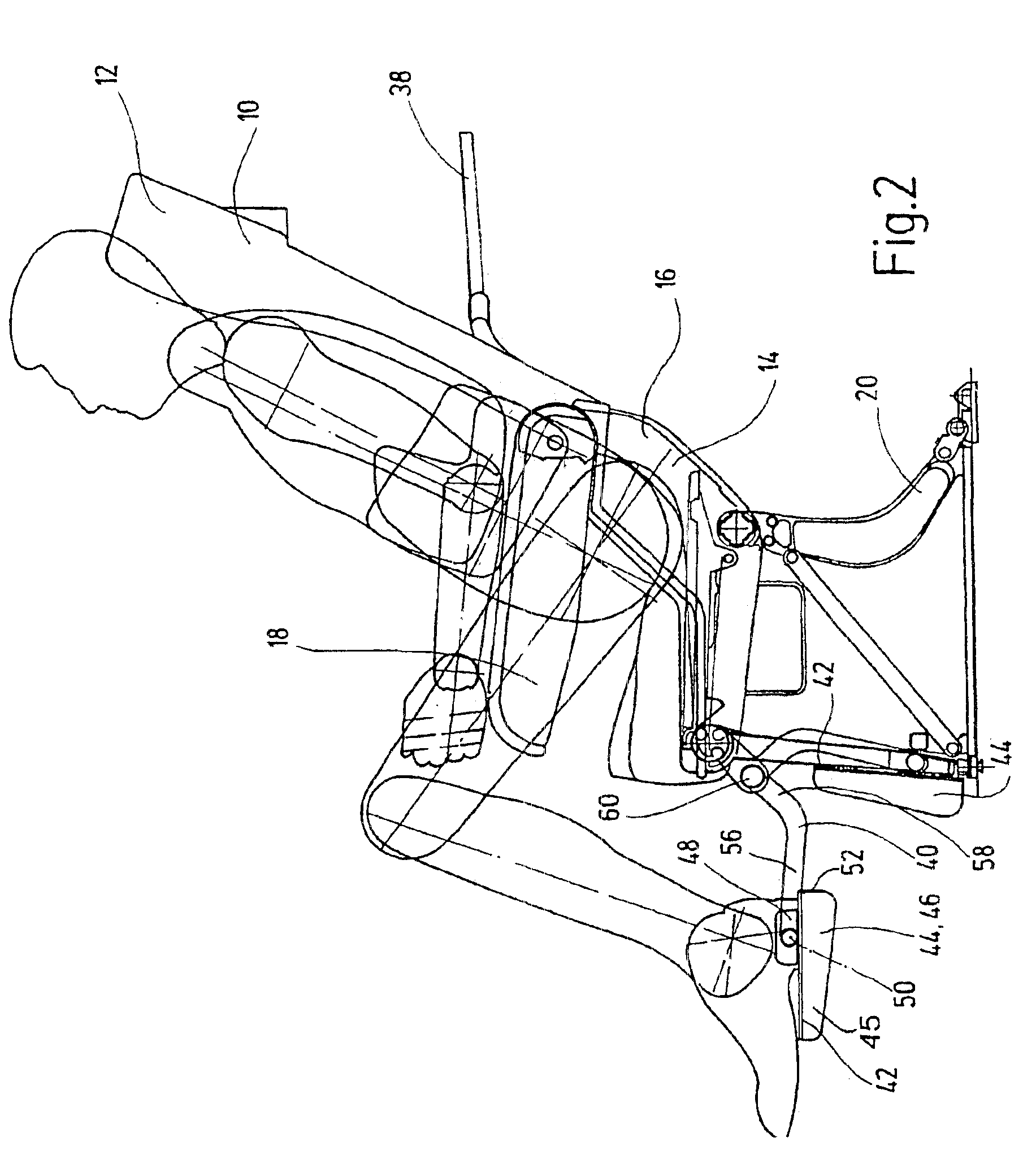 Vehicle seat for aircraft and motor vehicles