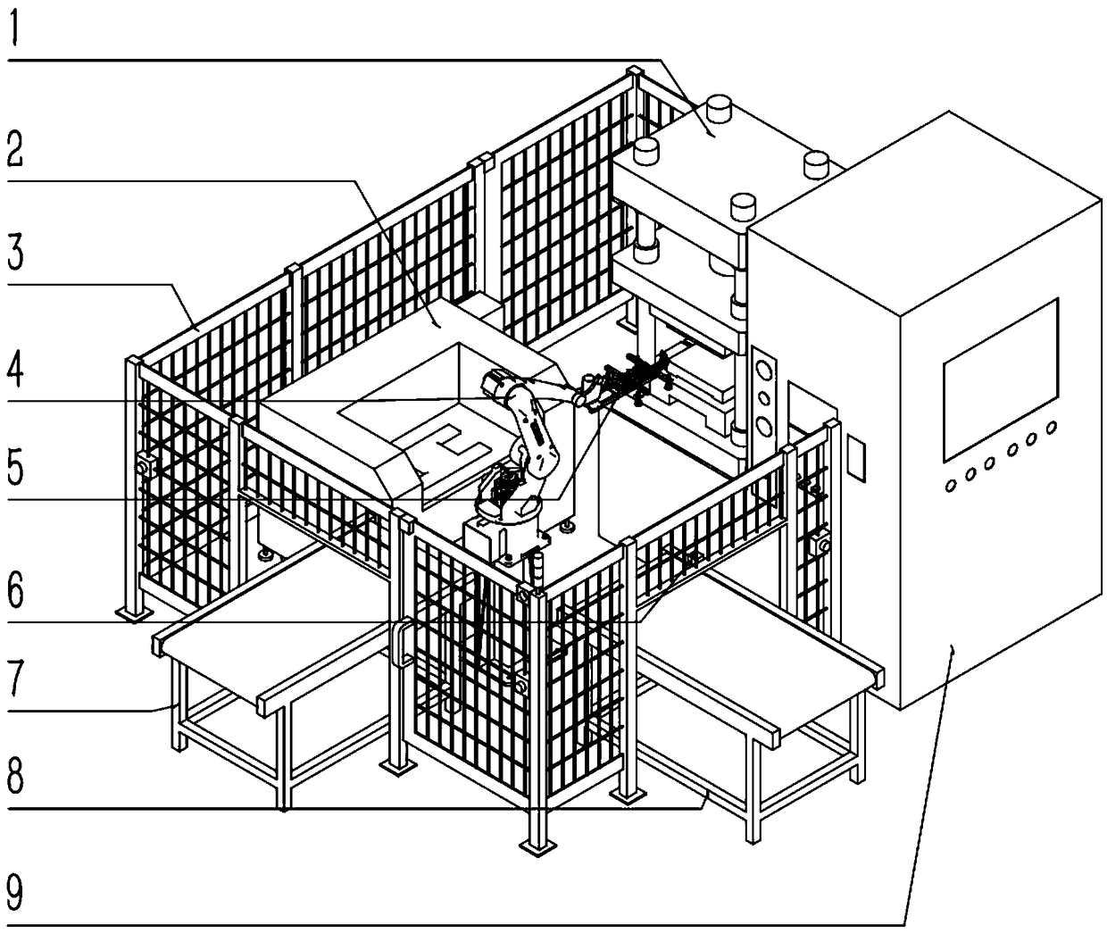 Multi-station flexible stamping workstation