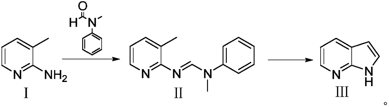 Preparation method for 7-azaindole